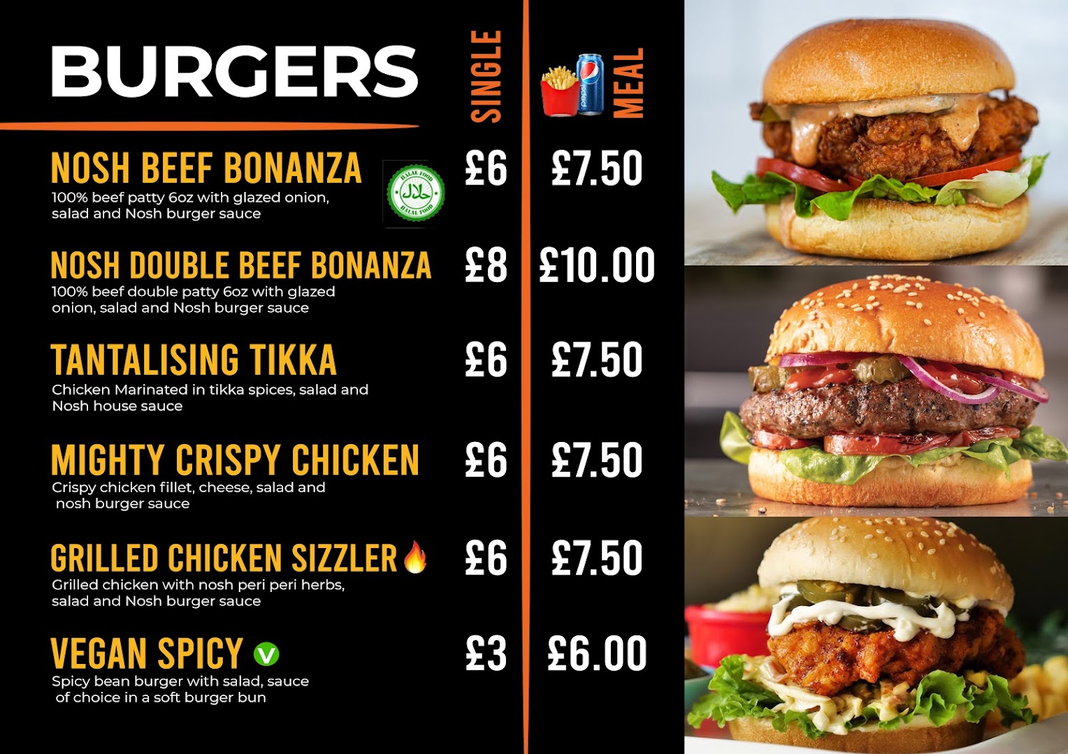 Nosh Burgers · Photos 1